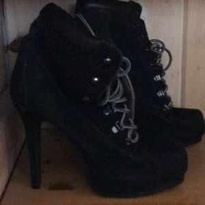 Heeled Boots- Charlotte Russe- Lace Up